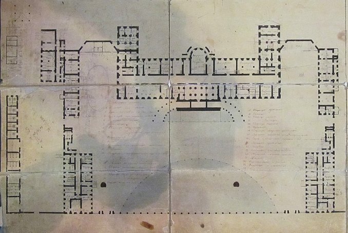План Мариинской больницы. 1847